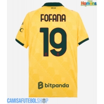 Camisa de time de futebol AC Milan Youssouf Fofana #19 Replicas 3º Equipamento 2025-26 Manga Curta